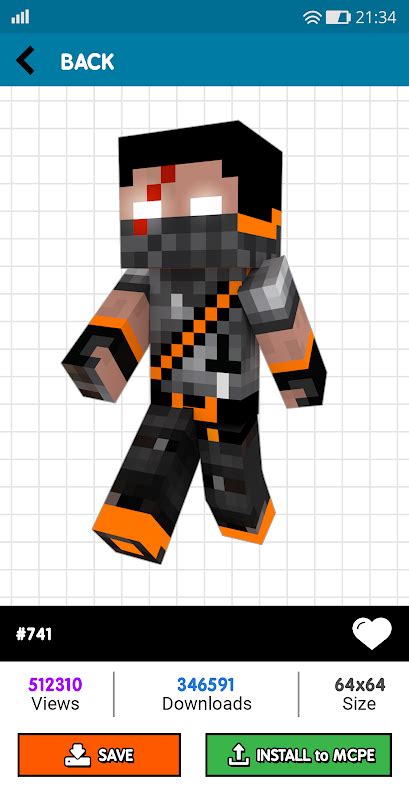 Minecraft Skins Herobrine 64x32