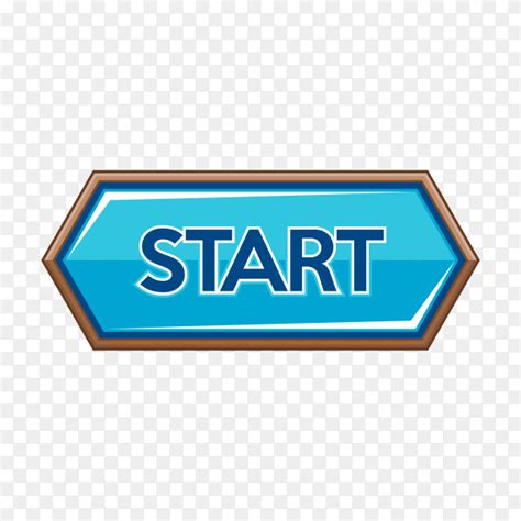 Start Button Icon Isolated On Transparent Background PNG Similar PNG