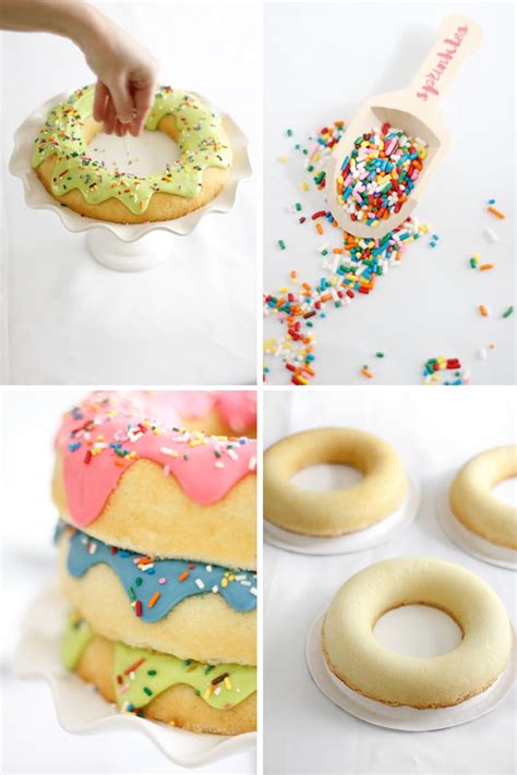 Triple Stack Donut Cake - Sprinkle Bakes