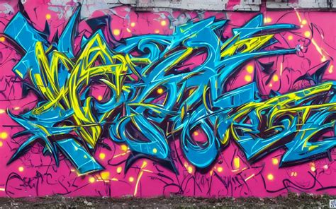 Wildstyle Maximalist Overdetailed D Graffiti With Stable Diffusion