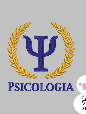 Psicologia Brasao Matriz De Bordado Compre Produtos Personalizados