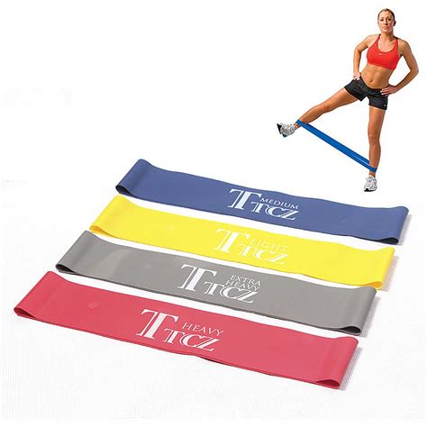 Fitness Resistance Band Set Levels Elastic Latex Strength Training