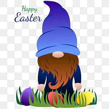 Easter Bunny Gnome Clipart Transparent Background Green Easter Gnome