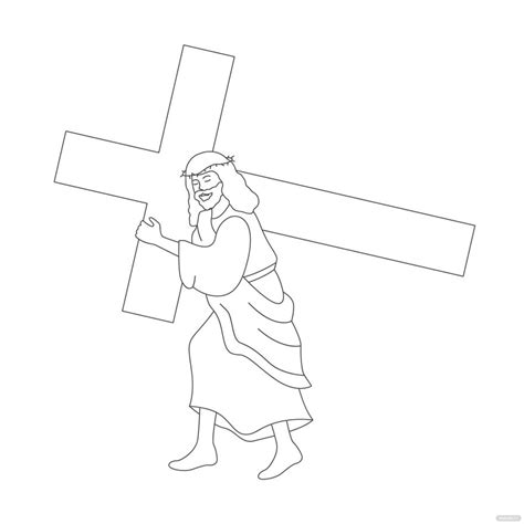 Good Friday Sketch Vector In Eps Illustrator  Psd Png Svg