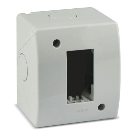 Contenitore Autoportante IP40 S44 Per Minicanali 1 Modulo Bianco AVE