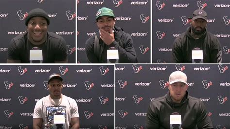 J J Watt Deshaun Watson Spoke With The Media After Texans Vs Jaguars