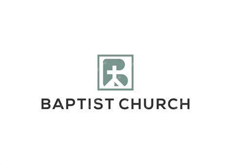 Premium Vector | B baptist church logo design vector illustration