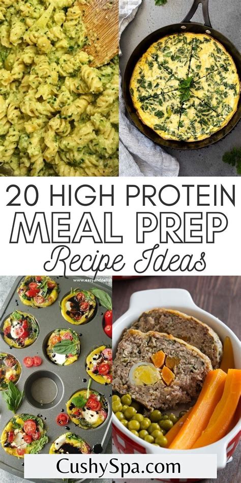 20 High Protein Meal Prep Ideas High Protein Recipes Protein Packed