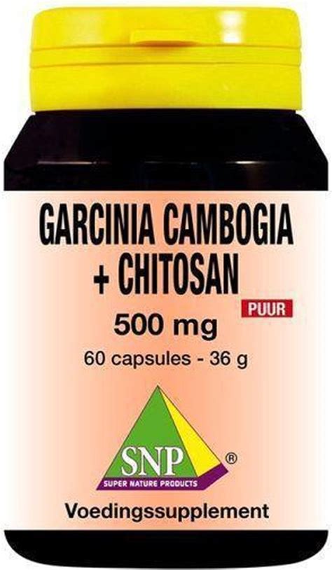 Snp Garcinia Cambogia Chitosan Mg Puur Capsules Bol