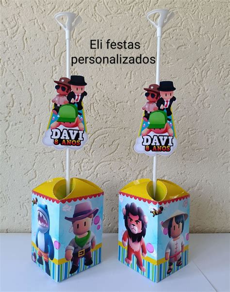 Centro De Mesa Stumble Guys Elo Produtos Especiais