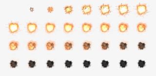 Download Explosion File Sprite Sheet - Explosion Sprite Sheet Png - HD ...