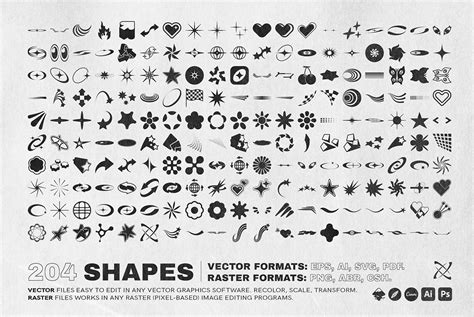 Y K Shapes Badges On Behance Vector Library Cv Inspiration Adobe