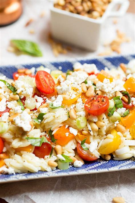 Lemon Orzo Pasta Salad Kiwi And Carrot