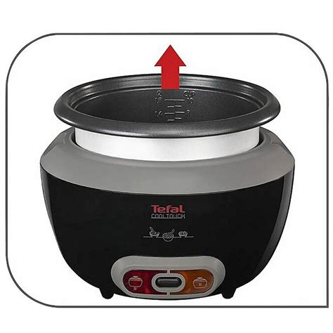 Tefal Cool Touch Rice Cooker Portions W Litre Black Buysbest