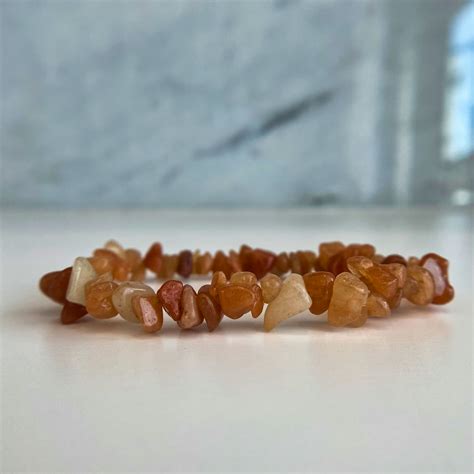 Orange Aventurine Bracelet Genuine Aventurine By Asana