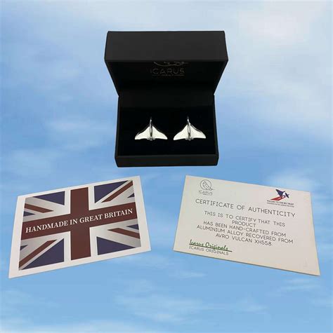 Genuine Avro Vulcan Xh Cufflinks Vulcan To The Sky