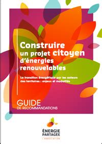 Construire Energie Partagee Guide 1 Energies Citoyennes Locales Et