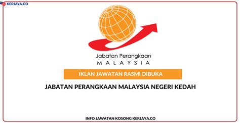 Jawatan Kosong Terkini Jabatan Perangkaan Negeri Kedah Personel