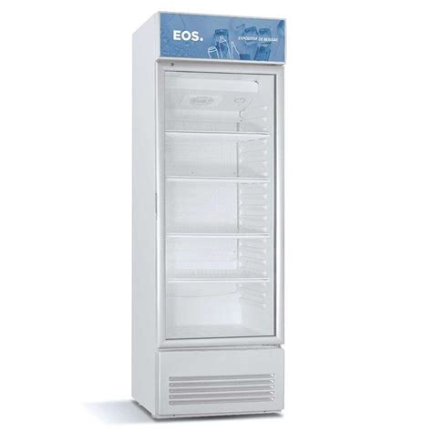 Refrigerador Expositor Vertical Eos Eco Gelo 338l Eev400b Branco 220v