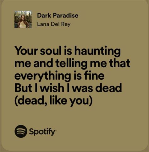 Dark Paradise By Lana Del Rey