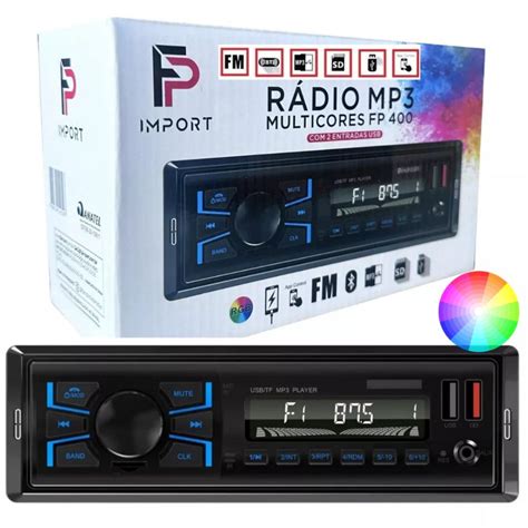 Aparelho De Som Carro Radio Usb Automotivo Bluetooth Pendrive Sd