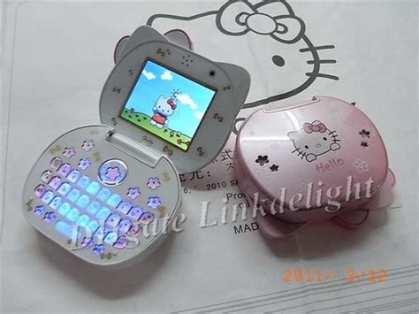 Best Hello Kitty K688 Cell Phones For Kids Lady Quad Band Dual Sim