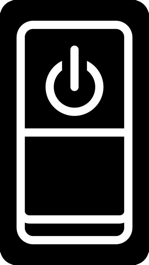 solid icon  power switch  vector art  vecteezy