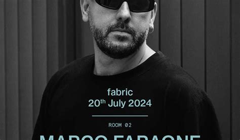 Marco Faraone All Night Long At Fabric London