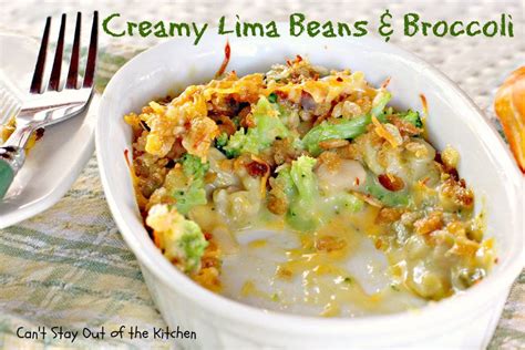 Creamy Lima Beans And Broccoli Can T Stay Out Of The Kitchen