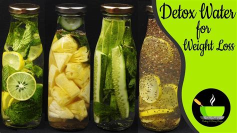 4 Detox Water For Weight Loss Summer Infused Water To Lose Belly Fat Lose Upto 5 Kgs Youtube