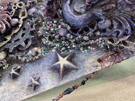 A Dragon Among the Stars Wall Art, Eclectic Art, Steampunk Wall Art ...