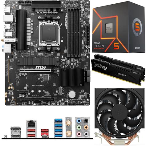 Aufrüstkit Amd Ryzen 5 7600 6x 38ghz 32gb Ram Msi Pro B650 S Wifi Mainboard Arlt Computer