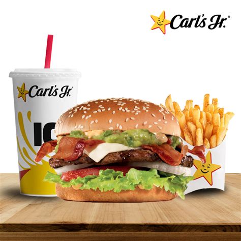 Carls Jr Guacamole Bacon Burger Combo Redeem In Store Lazada Singapore