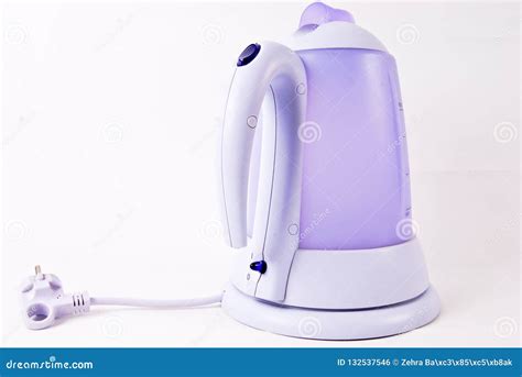 Purple Electric Kettle Stock Photo Image Of Boil Home 132537546