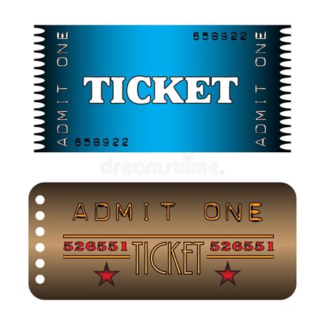 Movie Tickets Stock Vector Illustration Of Vector Ticket 6316646