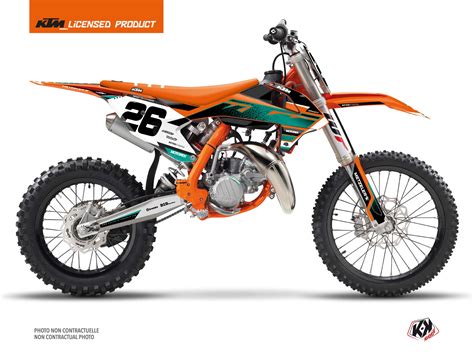 Ktm Sx 85 Dirt Bike Sizzle Graphic Kit Green Kutvek Kit Graphik