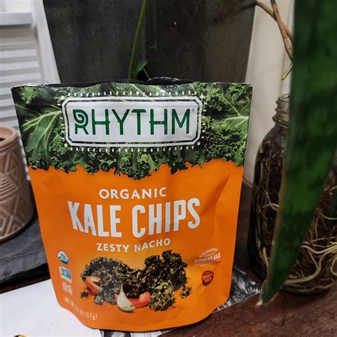 Rhythm Superfoods Organic Kale Chips Zesty Nacho Review Abillion