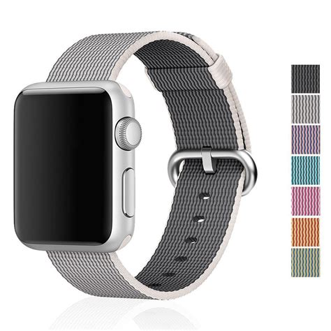 Woven Nylon Sport Loop Band Bracelet Watch Strap For Apple Watch