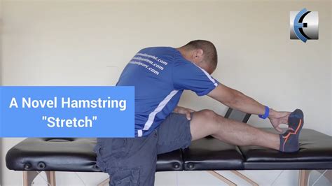 A Novel Hamstring Stretch Modified Long Slump Sit Youtube