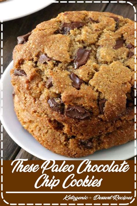 These Paleo Chocolate Chip Cookies Delicious Dessert Easy