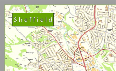 Sheffield Street Map– I Love Maps