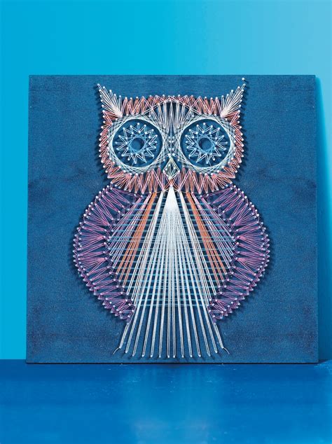 String Art Owl · Extract from String Craft by Lucy Hopping · How To ...