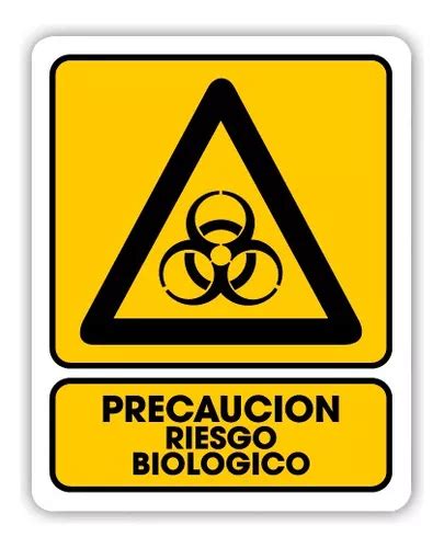 Señalamiento Precaución Riesgo Biológico 30x40 Meses Sin Interés