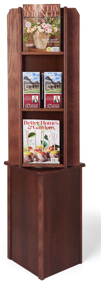 Magazine Racks | Rotating Top Half for Literature