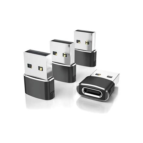 Pack of 4 USB A to USB C Adapters – simplexdeals