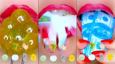 Asmr Lippen Gelee Dollar S Igkeiten Essensger Usche Emoji Youtube