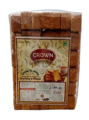 Crown Bakers Buttermilk Special Dilli Rusk 500gm Packaging Size