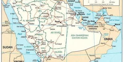 Saudi Arabia road map - Saudi Arabia roads map (Western Asia - Asia)