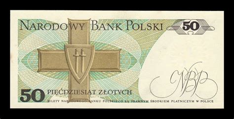 Polonia 50 Zlotych Karol Swierczewski 1988 Pick 142c Sc Unc