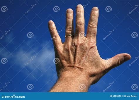 Man S Left Hand Stock Photo Image Of Background Hand 6483612